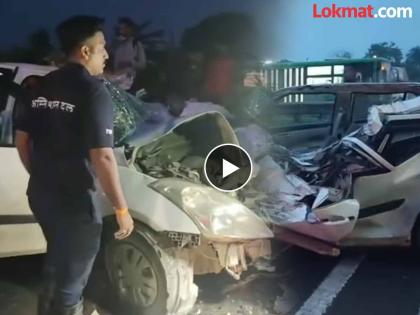 pune news Fatal accident on Pune-Mumbai highway; Two youths killed, two injured | पुणे-मुंबई हायवेवर भीषण अपघात; दोन तरुणांचा मृत्यू, दोन जखमी