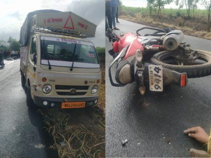 A young man who was returning home from work died on the spot in a horrific accident | बारामती | कामावरून घरी परतणाऱ्या तरुणावर काळाचा घाला, भीषण अपघातात जागीच मृत्यू