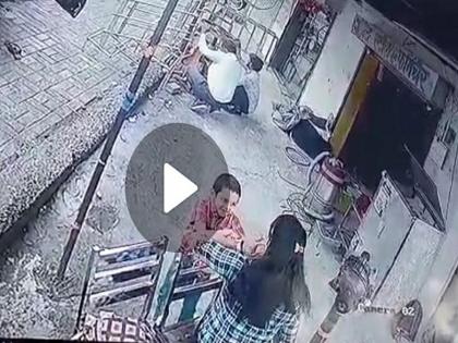 6-year-old boy dies while playing in front of mother tragic incident in Pimpri CCTV video | CCTV: आईसमोरच ६ वर्षाच्या चिमुकल्याचा खेळता-खेळता मृत्यू; पिपंरीतील दुःखद घटना