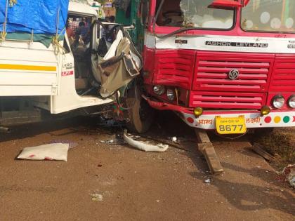 Truck - Bolera pickup driver injured in accident | ट्रक - बोलेरा पिकपच्या अपघातात चालक जखमी