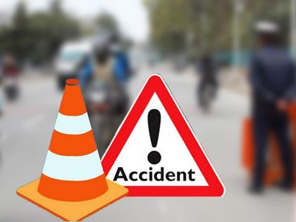 Accident worker died on the spot in Ranjangaon MIDC Chowk pune crime news | Pune | रांजणगाव एमआयडीसी चौकात अपघात कामगाराचा जागीच मृत्यू