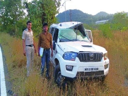 A series of accidents started in Raigad, one killed and 18 injured | रायगडमध्ये अपघातांची मालिका सुरूच, एक ठार तर १८ जखमी