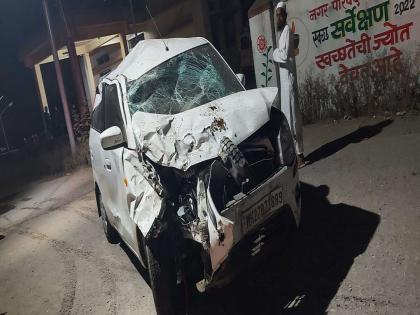 Accident on Aurangabad Ahmednagar road; Four died in Walaj Mahanagar | कारवरील नियंत्रण सुटले अन् चौघे मित्र ठार झाले; औरंगाबादमधील ह्दयद्रावक घटना