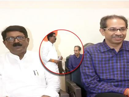 Shivsena Uddhav Thackeray asked question, Arvind Sawant got up from his chair; What exactly happened? | उद्धव ठाकरेंनी प्रश्न विचारताच अरविंद सावंत खुर्चीवरून उठले; नेमकं काय घडलं?