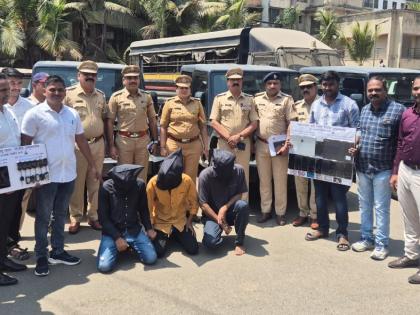 achole police succeeded in arresting an inter state gang selling expensive cars on loan abroad | लोनवरील महागड्या कार परराज्यात विक्री करणाऱ्या अंतरराज्य टोळीला अटक करण्यात आचोळे पोलिसांना यश