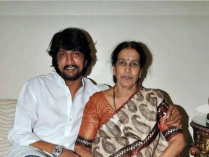 actor Kiccha Sudeep Anna mother Saroja Amma is Passed away at the age of 83 | सुप्रसिद्ध अभिनेता किच्चा सुदीपच्या आईचं निधन, ८३ व्या वर्षी घेतला अखेरचा श्वास