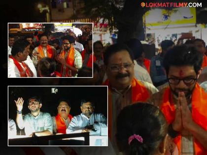 adesh bandekar in shivsena rally aditya thackeray worli assembly election 2024 video | हाती मशाल अन् आदित्य ठाकरेंचा प्रचार! शिवसेनेच्या प्रचार रॅलीत आदेश बांदेकर, व्हिडिओ व्हायरल