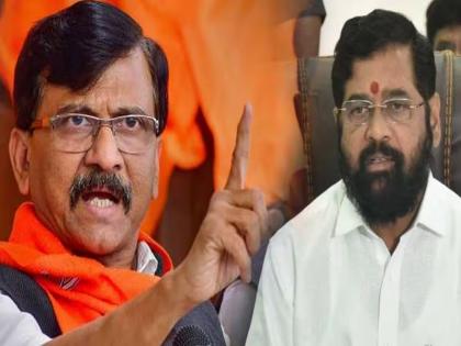 Uddhav Thackeray MP Sanjay Raut targets CM Eknath Shinde, BJP | संजय राऊतांचा एकनाथ शिंदेंवर हल्लाबोल; "मुख्यमंत्रिपदावर आहात म्हणून नाहीतर..."