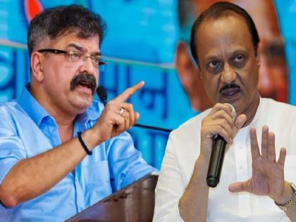 Jitendra Awhad's criticism on Ajit Pawar over his criticism of Amol Kolhe | अजित पवार-अमोल कोल्हे वादात जितेंद्र आव्हाडांची उडी; "दमदाटी करून घाबरवणे हा..."