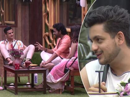 bigg boss marathi 3 utkarsh shinde and jay dudhane gossips about adish vaidya | Bigg Boss Marathi 3, Episodes, 12 Oct: 'आदिश कॉमेडी आहे'; नव्या स्पर्धकाची एण्ट्री होताच उत्कर्षचं गॉसिपिंग सुरु