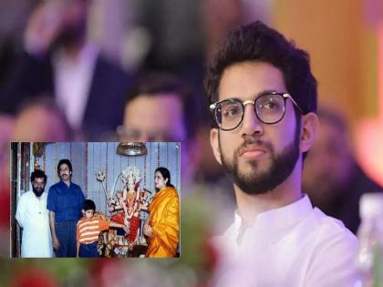 Aditya Thackeray paid tribute to Dharamveer Anand Dighe, shared a special photo | आदित्य ठाकरेंनी धर्मवीर आनंद दिघेंना वाहिली आदरांजली, शेअर केला खास फोटो 