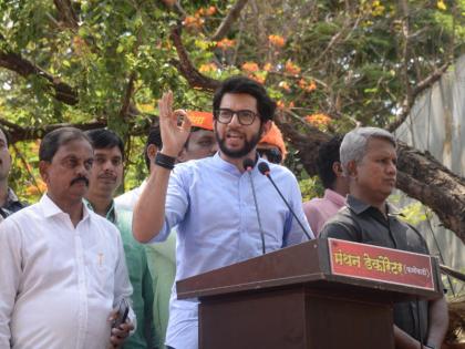 400 par slogan of BJP They will get 800 seats on different planets said Aditya Thackeray | भाजपचा ४०० पारचा नारा; त्यांना वेगवेगळ्या ग्रहांवर ८०० जागा मिळणार, आदित्य ठाकरेंचा टोला