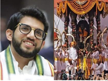 A special greeting from shivsena ubt leader Aditya Thackeray after unveiling the symbol of sharad pawar ncp | "शरद पवारसाहेब पुन्हा दंड थोपटून उभे आहेत"; चिन्ह अनावरणानंतर आदित्य ठाकरेंकडून खास शुभेच्छा 