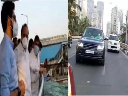 aaditya thackeray and ajit pawar visits various development projects in mumbai | VIDEO: अजित पवार अन् आदित्य ठाकरेंचं ट्युनिंग! पर्यावरणमंत्र्यांच्या हाती कारचं स्टेअरिंग