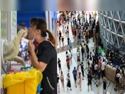 Corona Virus outbreak in china sanya city more than 80000 tourist stucked | Corona Virus : चीनमध्ये कोरोना नियंत्रणाबाहेर! सान्या शहरात 80 हजारहून अधिक पर्यंटक अडकले; लॉकडाऊनची घोषणा