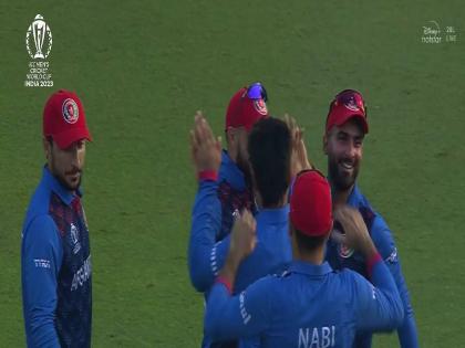  afg vs sl match in icc odi world cup 2023 sri lanka batted first and set a target of 242 runs to afghanistan while fazal farooqi took 4 wickets  | AFG vs SL : अफगाणिस्तान आणखी एक धक्का देणार? फजलहक फारुकीचा 'चौकार' अन् श्रीलंका गारद