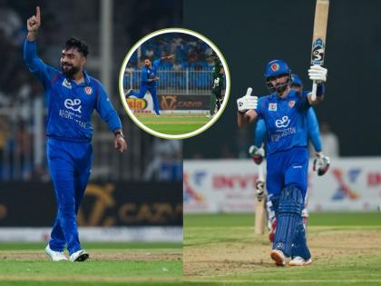 PAK AFG UAE T20I Tri-Series 2025 Rashid Khan Lead Afghanistan Defeats Pakistan By 18 Runs Ibrahim Zadran Sediqullah Atal Fifty | T20I Tri-Series 2025 : पाकचा 'करेक्ट कार्यक्रम'; राशिद खानचा अफगाणिस्तान संघ पोहचला टॉपला