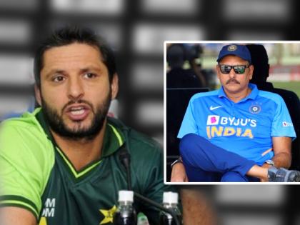 Indian ex Cricketer Ravi Shastri reaction on Pakistani Shahid Afridi Suggestion reducing one day cricket overs from 50 to 40 overs | Ravi Shastri reaction on Shahid Afridi: "वन डे क्रिकेटच्या ओव्हर्स कमी करा.."; शाहिद आफ्रिदीच्या विधानावर रवी शास्त्री काय म्हणाले पाहा