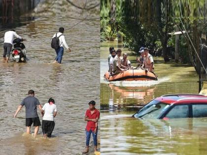 heavy rain in benglore Bengaluru's IT companies suffered a loss of Rs 225 crore due to floods in many places | Heavy Rain In Benglore : पावसाचा हाहाकार! बेंगळुरूच्या IT कंपन्यांना बसला 225 कोटी रुपयांचा फटका, अनेक ठिकाणी पूरपरिस्थिती