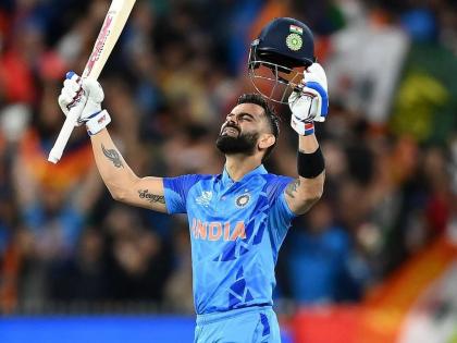 India vs Pakistan T20 Worldcup 2022 Virat kohli creates history against pakistan breaks rohit sharmas world record | Ind Vs PaK T20 World Cup: वर्ल्ड रेकॉर्ड! Virat Kohli नं फक्त 10 चेंडूत ठोकल्या 48 धावा, असा पराक्रम करणारा पहिलाच भारतीय फलंदाज