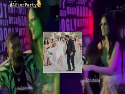 After getting married for the second time, Hardik Pandya and Natasa Stankovic danced to the song Kala Chashma, the video went viral  | Hardik Pandya: लग्नानंतर हार्दिक-नताशाने 'काला चष्मा' गाण्यावर धरला ठेका; video viral