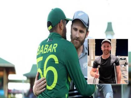  After kane williamson was ruled out of the ODI World Cup, Pakistan captain Babar Azam showed his sportsmanship | केन विल्यमसन विश्वचषकातून बाहेर अन् बाबरची खेळभावना; २ ओळीत चाहत्यांची जिंकली मनं