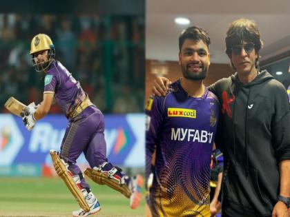 After Kolkata Knight Riders' Rinku Singh hit 5 consecutive sixes in one over of Gujarat Titans' Yash Dayal in IPL 2023, Bollywood actor Shah Rukh Khan praised his team's youngster  | "मी तुझ्या लग्नात नाचायला येईन", एका षटकात ५ सिक्स ठोकल्यानंतर शाहरूखचं रिंकूला 'प्रॉमिस'