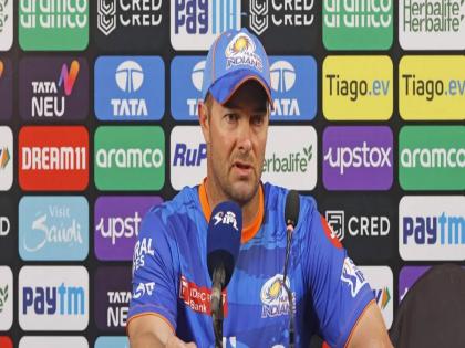 After the defeat to Chennai Super Kings in IPL 2023, Mumbai Indians head coach Mark Boucher said, We lost because not of Ajinkya Rahane's innings  because of poor bowling  | IPL 2023 : "रहाणेमुळे नाहीतर आम्ही आमच्याच चुकीमुळे हरलो", मुंबईच्या प्रशिक्षकांनी दिली प्रामाणिक कबुली