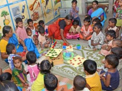 Anganwadis are being built in temples and community centers There are no buildings in 1443 places in Kolhapur district | देवळात, समाजमंदिरात भरतात अंगणवाडी; कोल्हापूर जिल्ह्यात १४४३ जागी इमारती नाहीत, तालुकानिहाय स्थिती..जाणून घ्या Anganwadis are being built in temples and community centers There are no buildings in 1443 places in Kolhapur district | देवळात, समाजमंदिरात भरतात अंगणवाडी; कोल्हापूर जिल्ह्यात १४४३ जागी इमारती नाहीत, तालुकानिहाय स्थिती..जाणून घ्या
