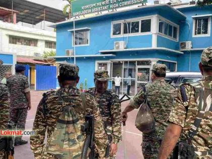 Bangladesh summons Indian envoy amid tensions over Agartala Consulate breach | बांगलादेशी मिशनवर हल्ल्याप्रकरणी भारतीय उच्चायुक्तांना समन्स, ढाका येथे झाली चौकशी