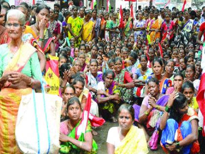 Workers' Front on the Kalyan Tehsil Office | कल्याण तहसील कार्यालयावर श्रमजीवींचा मोर्चा