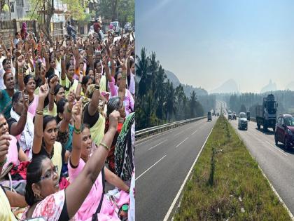 Anganwadi workers will block the Pune Bangalore highway next Tuesday | संपाबाबत अद्याप तोडगा नाही; अंगणवाडी कर्मचारी येत्या मंगळवारी पुणे-बंगळूरु महामार्ग रोखणार 