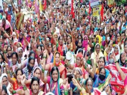 Anganwadi workers movement evicted by the government, one lakh Anganwadis in the state cannot be avoided | अंगणवाडी सेविकांचे आंदोलन शासनाकडून बेदखल, राज्यातील एक लाख अंगणवाड्यांचा टाळा निघेना