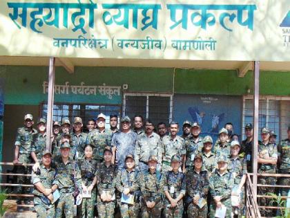 Training of forest rangers from other states at Bamanoli in Sangli district | परराज्यातील वनक्षेत्रपालाना सांगली जिल्ह्यातील बामणोलीत प्रशिक्षण