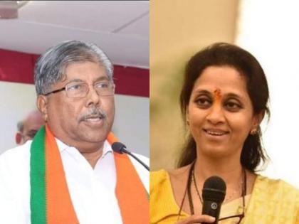 BJP Leader Chandrakant Patil's apology to Women's Commission; Controversial statement was made about Supriya Sule | महिला आयोगाकडे चंद्रकांत पाटील यांची दिलगिरी; सुप्रिया सुळेंबाबत केलं होतं वादग्रस्त वक्तव्य