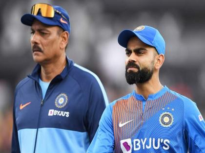 Ravi Shastri Virat Kohli's brilliant juggling | शास्त्री-कोहली यांची शानदार जुगलबंदी