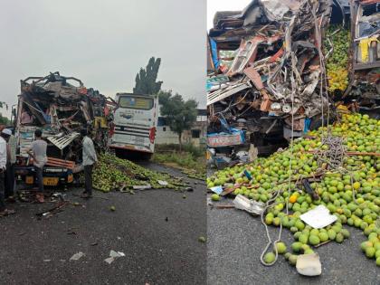 Terrible accident on Kolhar-Ghoti state highway; Three killed, ten injured | कोल्हार- घोटी राज्यमार्गावर भीषण अपघात; तीन ठार, दहा जखमी Terrible accident on Kolhar-Ghoti state highway; Three killed, ten injured | कोल्हार- घोटी राज्यमार्गावर भीषण अपघात; तीन ठार, दहा जखमी