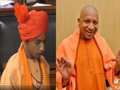 Yogi Adityanath: 25 years old video of Yogi Adityanath; After becoming an MP for the first time, he took the oath in Sanskrit | Yogi Adityanath: योगी आदित्यनाथांचा 25 वर्षे जुना व्हिडिओ; पहिल्यांदा खासदार झाल्यावर घेतली होती संस्कृतमध्ये शपथ