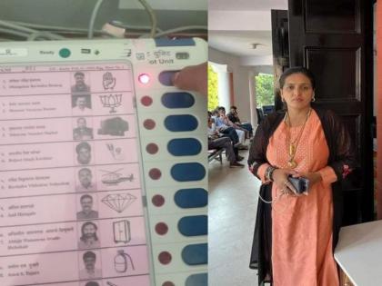 NCP leader Rupali Patil has explained that I did not take a photo while voting. | 'तो फोटो मी काढलाच नाहीय, मुख्यमंत्री अन् उपमुख्यमंत्री...'; रुपाली पाटील यांचं स्पष्टीकरण 