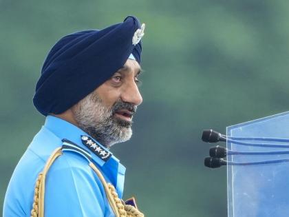 Air Chief Marshal Amarpreet Singh's warning to Pakistan | "एक बार कमिटमेंट कर लिया तो..."; एअर चीफ मार्शल अमरप्रीत सिंग यांचा पाकिस्तानला इशारा Air Chief Marshal Amarpreet Singh's warning to Pakistan | "एक बार कमिटमेंट कर लिया तो..."; एअर चीफ मार्शल अमरप्रीत सिंग यांचा पाकिस्तानला इशारा