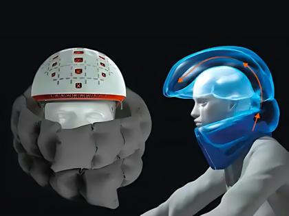 Air bag is available in this helmet the air bag will open like a car during an accident new technology | ‘या’ हेल्मेटमध्ये मिळतेय एअर बॅग, ॲक्सिडेंटच्या वेळी कारप्रमाणेच एअरबॅग उघडणार