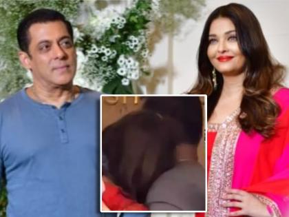 did salman khan and aishwarya rai hug each other in manish malhotra diwali party know the truth | ऐश्वर्या रायला समोर पाहताच सलमान खानने मारली मिठी? मनीष मल्होत्राच्या दिवाळी पार्टीतील 'तो' फोटो व्हायरल