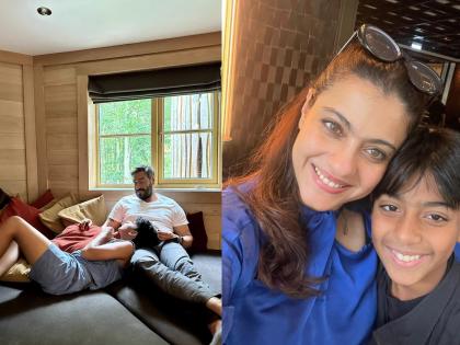 Ajay Devgn and Kajol Wish Son Yug On His 13th Birthday | लेकाच्या वाढदिवशी भावूक झाले अजय-काजोल, ' थोड़ा आहिस्ते आहिस्ते बड़ा हो यार...' म्हणत फोटो केले शेअर