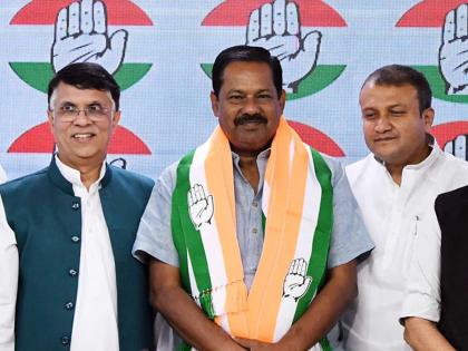 BJP MP in Congress, leaves party for ticket, candidacy likely, one more on the way | भाजप खासदार काँग्रेसमध्ये, तिकिटासाठी पक्ष सोडला, उमेदवारीची शक्यता, आणखी एक जण वाटेवर