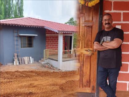 Pavankhind fame Ajay purkar share post reagrding his new house | Pavankhind : विशालगडाच्या पायथ्याशी घर बांधलेल्या पावनखिंड फेम अभिनेत्याचा गृहप्रवेश, म्हणाला...