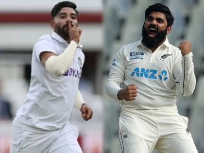 IND vs NZ, 2nd Test Live Update : New Zealand bowled out for 62, Their lowest ever total in the history of Test cricket against an Asian side  | IND vs NZ, 2nd Test Live Update : एजाझ पटेलनं दहा विकेटससाठी दीड दिवस घेतले, भारतीय गोलंदाजांनी अडीच तासात किवींना गुंडाळले 