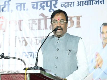 BJP is the party that takes the country forward and strives for development; said that Minister Sudhir Mungantiwar | देशाला प्रगतीपथावर नेणारा अन् विकासासाठी झटणारा पक्ष म्हणजे भाजपा- सुधीर मुनगंटीवार 