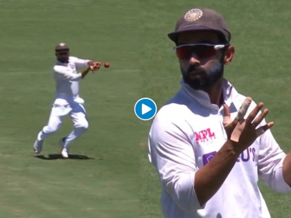 India vs Australia, 4th Test : Ajinkya Rahane drops Marnus Labuschagne, he brings Test century Video | India vs Australia, 4th Test : अजिंक्य, हे तू काय केलंस!; कॅप्टनची चूक टीम इंडियाला पडली महागात, Video
