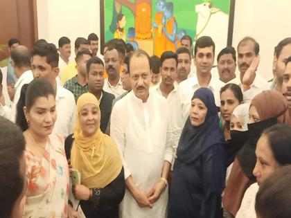 Bhiwandi Women City President Joins Ajit Pawar's Group; Shock to Sharad Pawar group | भिवंडी महिला शहराध्यक्षा अजित पवारांच्या गटात सामील; शरद पवार गटाला धक्का