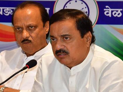 In the presence of Ajit Pawar, the meeting of NCP leaders ended, Sunil Tatkare informed about the seat sharing Mahavikas Aghadi | अजित पवांरांसोबत पक्षनेत्यांची बैठक संपली; विधानसभेला NCP किती जागा लढणार?